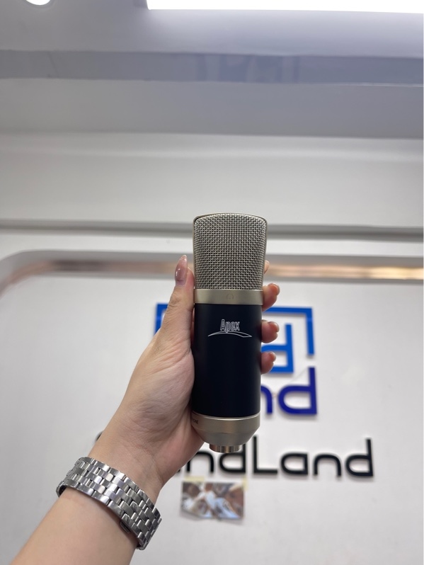 Micro Apex 435B - Màu đen - Ngoại hình 98% - Kèm box, chân chống rung, bông lọc, túi da, dây kết nối