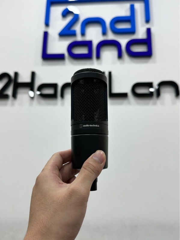 Micro Audio-Technica AT2020 - Màu đen - Ngoại hình 98% - Kèm box + Dây kết nối