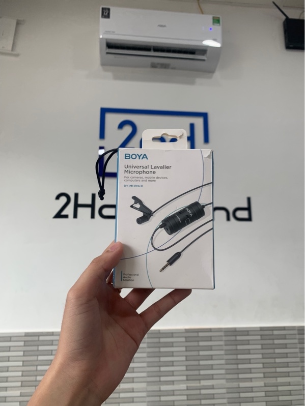 Micro BOYA BY-M1 PRO II 3.5mm - Màu đen - Ngoại hình: 98% - Box
