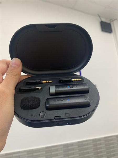 Micro Boya BY-WM3D - Wireless Micro 2.4Hz - Màu đen - Ngoại hình: 98% - Body 2