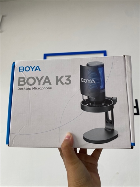 Micro Boya K3 - Màu đen - Ngoại hình 98% - Fullbox