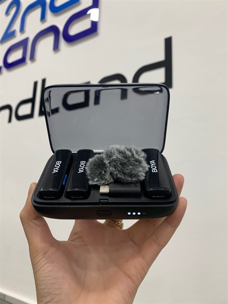 Micro BoyaLink - Màu đen - Ngoại hình: 98% - Body, kèm túi 1