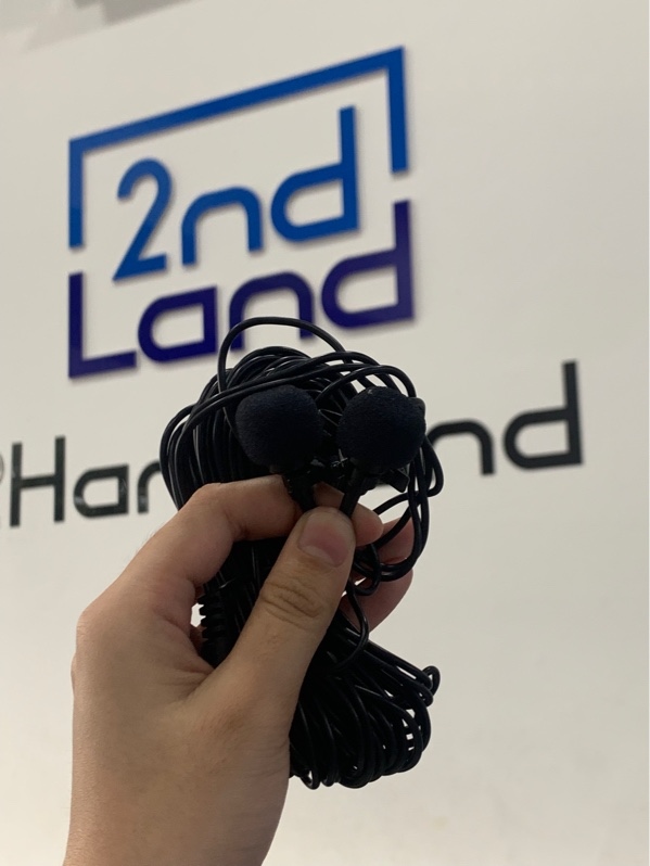 Micro cài áo Arimic (Arimic Lavalier Microphone) - Màu đen - Ngoại hình: 97% - Kèm box