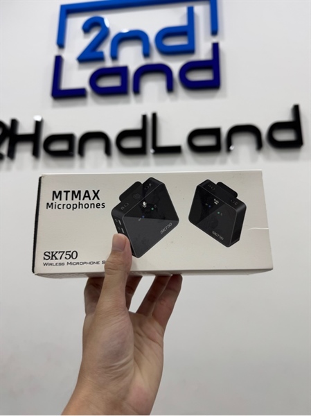 Micro cài áo không dây MT Max SK-750 - Màu đen - Ngoại hình 98% - Fullbox 4