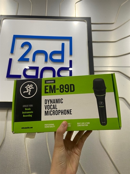 Micro Dynamic Mackie EM 89D - Màu đen - Ngoại hình: 98% - FullBox