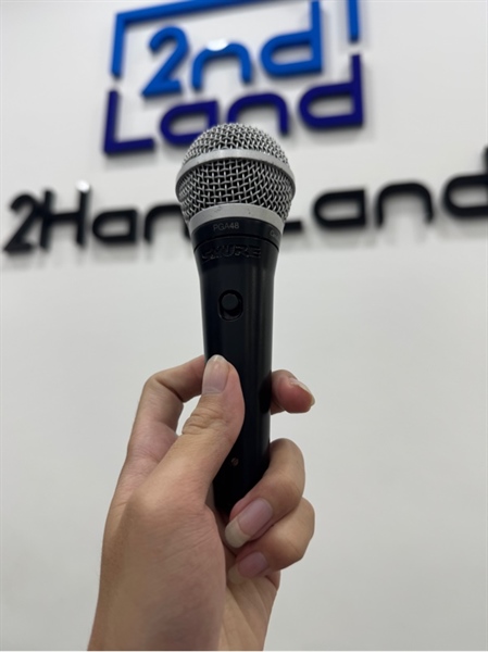 Micro Dynamic Vocal Shure PGA48-XLR - Màu đen - Ngoại hình 97% - Kèm dây kết nối
