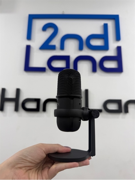 Micro Hyper X Solocast - Màu đen - Ngoại hình 98% - Kèm Box , không dây kết nối 2