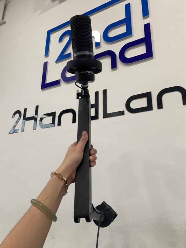 Micro HyperX Duocast - Màu đen - Ngoại hình: 98% - Kèm arm