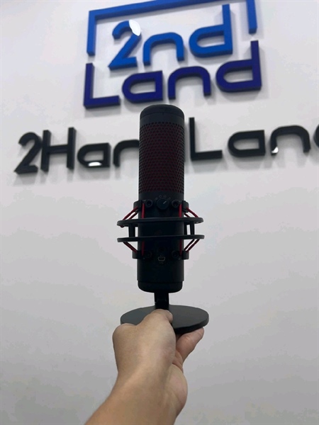 Micro HyperX QuadCast S - Màu đen - Ngoại hình 97% - Kèm dây kết nối