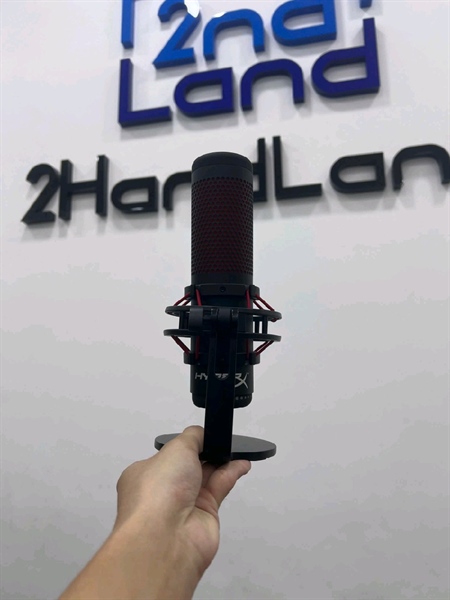 Micro HyperX QuadCast S - Màu đen - Ngoại hình 97% - Kèm dây kết nối 1