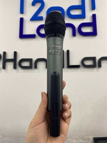 Micro Karaoke không dây Excelvan K18V (đơn) - Màu đen - Ngoại hình 98% - Kèm đầu phát 1