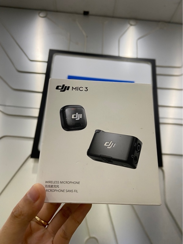 Micro không dây DJI Mic 3 (1 TX - 1 RX) - Màu Đen - Newseal - Bảo hành đến tháng 11/2027