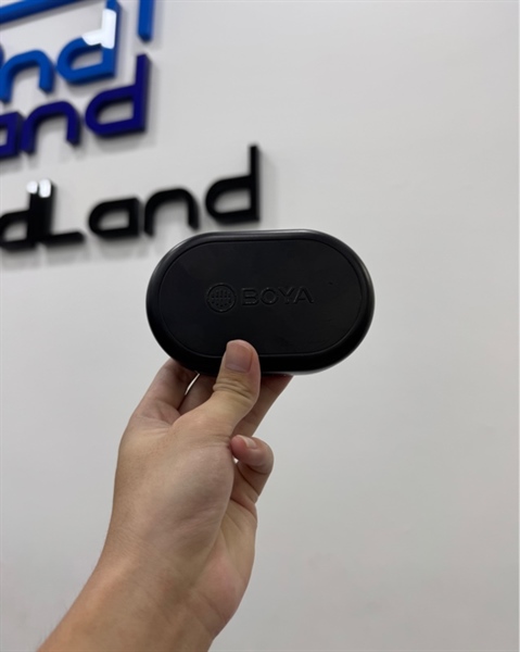 Micro không dây kỹ thuật số Boya BV-WH3D cho iPhone - Màu đen - Ngoại hình 97.5% - Kèm túi + Đủ phụ kiện