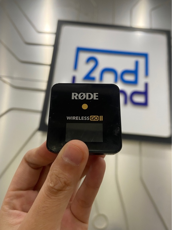 Micro Không Dây Rode Wireless GO II - Màu đen - Ngoại hình: 98% - Kèm túi + 2 Bộ TX + 1 Bộ RX + Dây nối 3.5mm