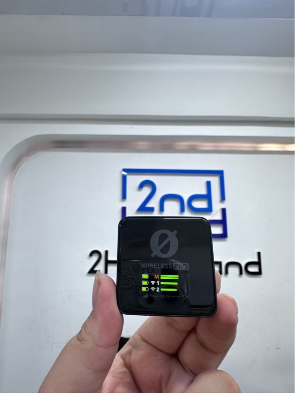 Micro không dây RODE Wireless Pro - Màu đen - Ngoại hình 98% - 2 mic 1 đầu thu - Kèm họp sạc