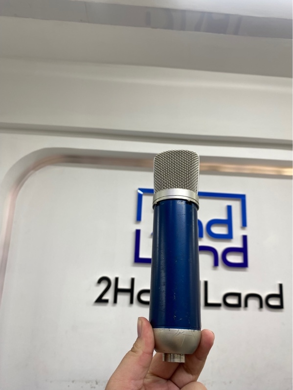Micro MXL 5000 - Màu xanh - Ngoại hình 96% - Trầy xước thân - Kèm dây kết nối, giá đỡ