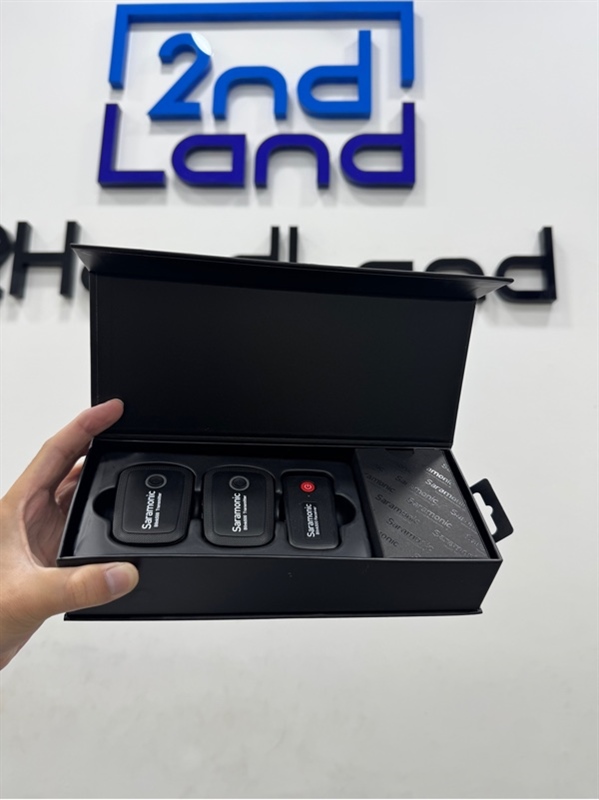 Micro Saramonic Blink 500 B2 - Màu đen - Ngoại hình 98% - Kèm box + Cáp kết nối + 2 TX + 1 RX