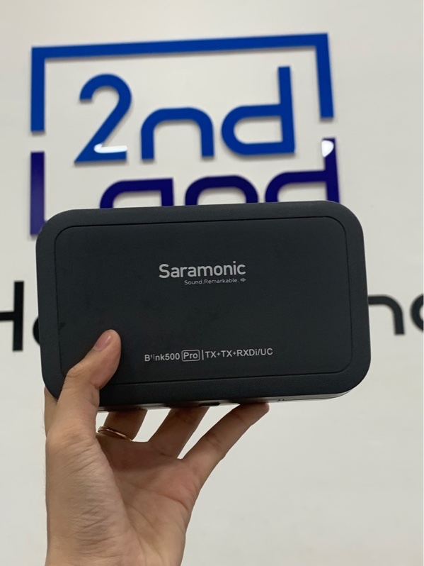 Micro Saramonic blink 500 pro - 2TX + 1 RX DI/UC - Màu đen - Ngoại hình: 98% - Body