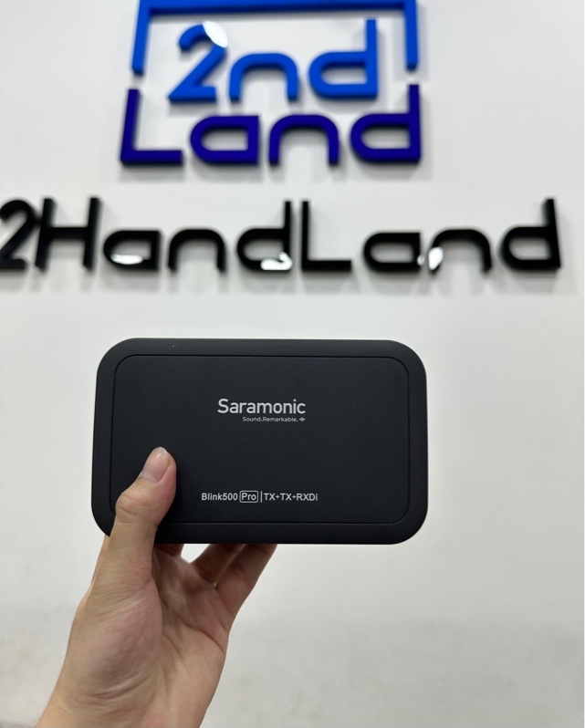 Micro Saramonic Blink 500 Pro B4 - 1 RX - 2 TX - Màu đen - Ngoài hình 97% - 1 mic TX không nhận - Body