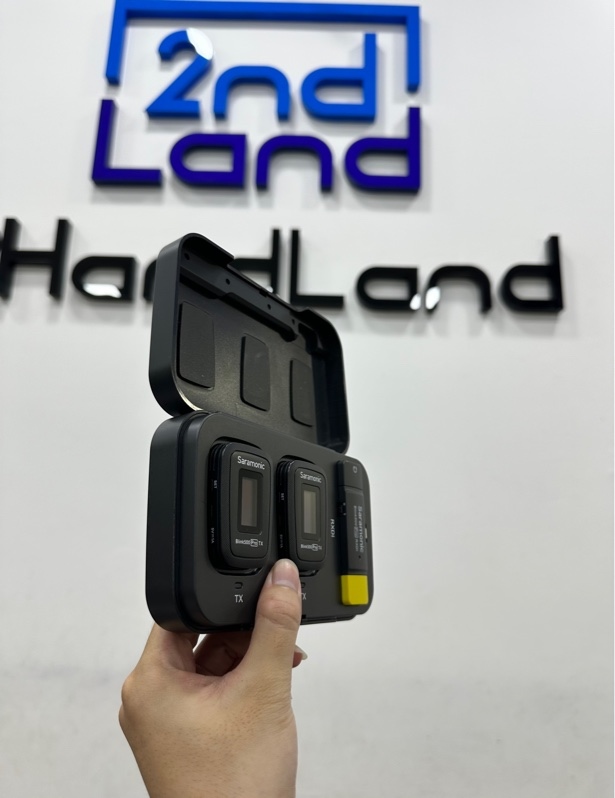 Micro Saramonic Blink 500 Pro B4 - 1 RX - 2 TX - Màu đen - Ngoài hình 97% - 1 mic TX không nhận - Body