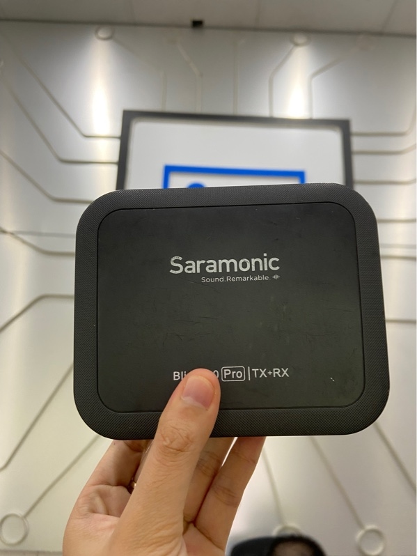 Micro Saramonic Blink500 Pro - 1RX + 1TX - Màu đen - Ngoại hình: 97% - Thiếu dây, màn sọc - Body - không bảo hành