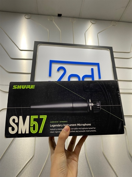 Micro Shure SM57 - Màu đen - Ngoại hình: 98% - FullBox