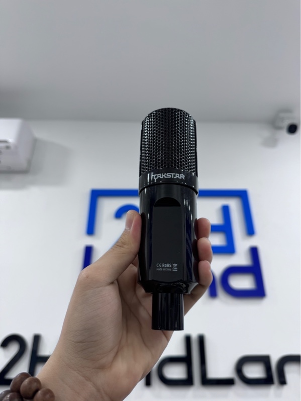 Micro Takstar PC-K850 - Màu đen - Ngoại hình 97,5% - Xước nhẹ - Kèm 1 dây kết nối, 1 chân mic