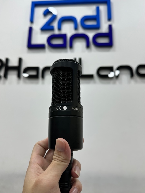 Micro thu âm AUDIO-TECHNICA AT2020 - Màu đen - Ngoại hình 97% - Bị móp khá - Body