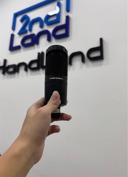 Micro thu âm AUDIO-TECHNICA AT2020 - Màu đen - Ngoại hình 97% - Kèm dây kết nối