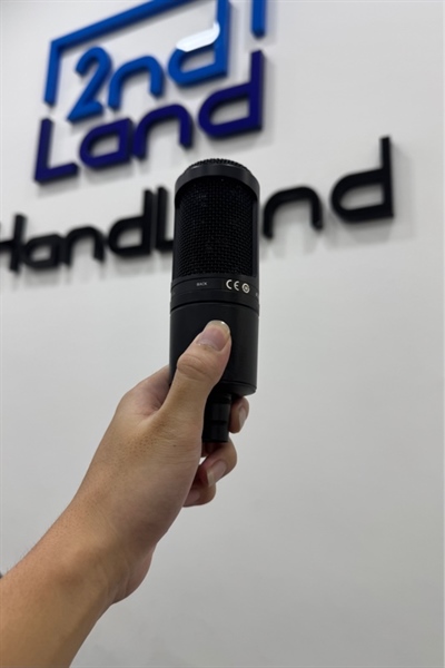 Micro thu âm AUDIO-TECHNICA AT2020 - Màu đen - Ngoại hình 97% - Kèm dây kết nối 1