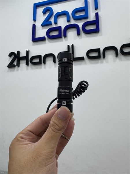 Micro thu âm định hướng Boya BY MM1 Pro - Màu đen - Ngoại hình 97% - Kèm túi đựng