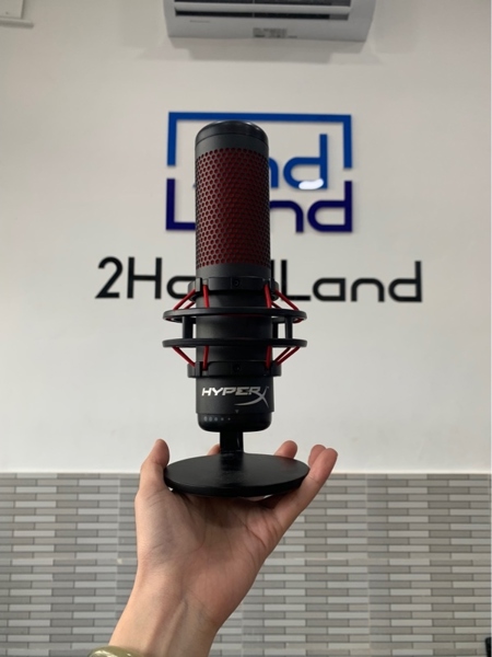 Micro thu âm Hyper x quadcast - Màu đen - Ngoại hình: 97% - Kèm dây