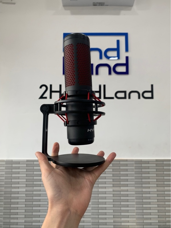 Micro thu âm Hyper x Quadcast - Màu đen - Ngoại hình: 97% - Kèm dây