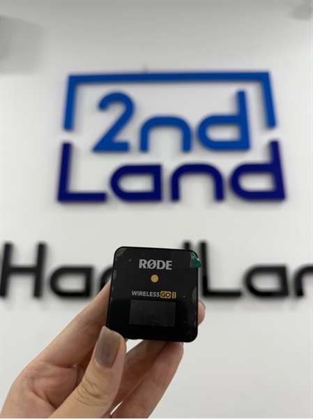 Micro thu âm không dây RODE Wireless GO II - bản 2 mic - 2 phát 1 thu - Màu đen - Ngoại hình 97% - Kèm củ sạc , 3 dây usb-c , jack 3.5 , dây type c to 3.5 3
