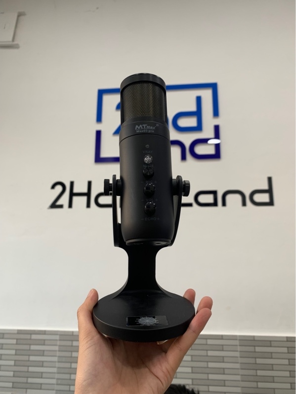 Micro thu âm MT Max Max03 Pro - Màu đen - Ngoại hình: 97% - Kèm dây