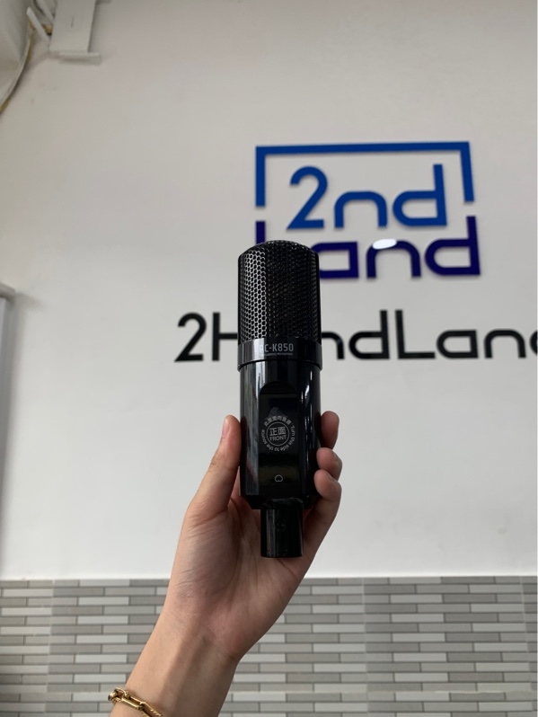 Micro thu âm Takstar PC-850 - Màu đen - Ngoại hình: 98% - Kèm hộp đựng