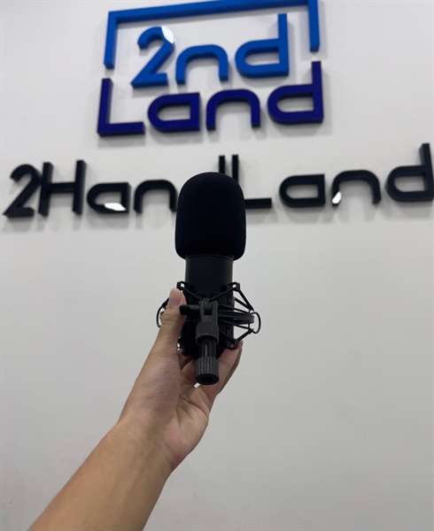 Micro thu âm TOP SOUND TS01 - Màu đen - Ngoại hình 97% - Kèm mút lọc gió , bệ đỡ 2