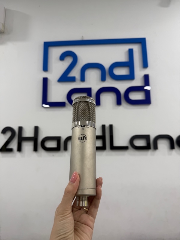 Micro thu âm Warm WA-47JR - Màu bạc - Ngoại hình 97% - phần vỏ bị oxi hoá - Kèm box , 1 đế