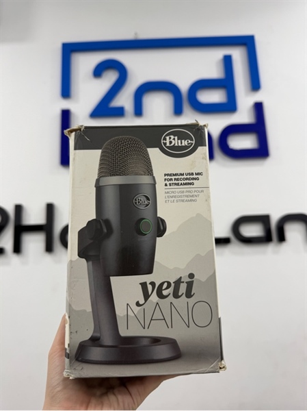 Micro USB Blue Yeti Nano A00098 - Màu đen - Ngoại hình 98% - Box