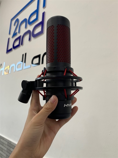 Micro Usb HyperX Quadcast - Màu đen - Ngoại hình: 98% - Body, kèm dây kết nối 1