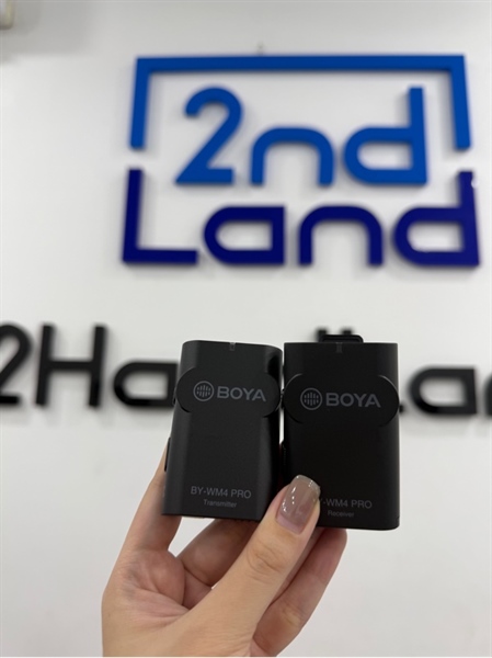 Microphone Boya By-WM 4 pro K1 - Màu đen - Ngoại hình 98% - Kèm túi đựng , mic , 2 dây 3.5mm
