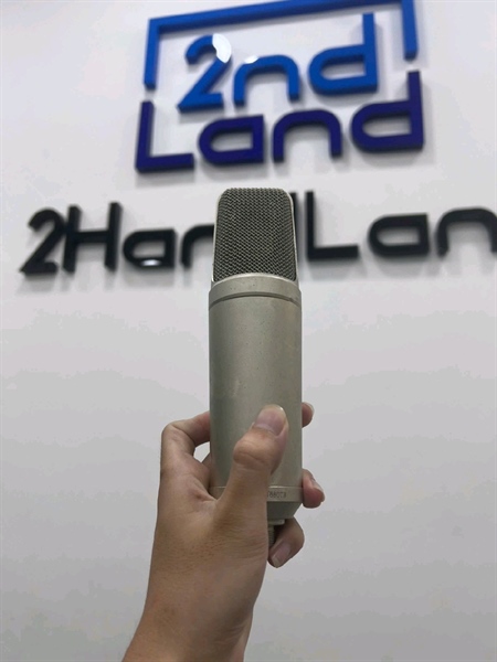 Microphone Rode NT2-A - Màu đồng - Ngoại hình 97% - Kèm 1 giá đỡ + Cáp âm thanh 1