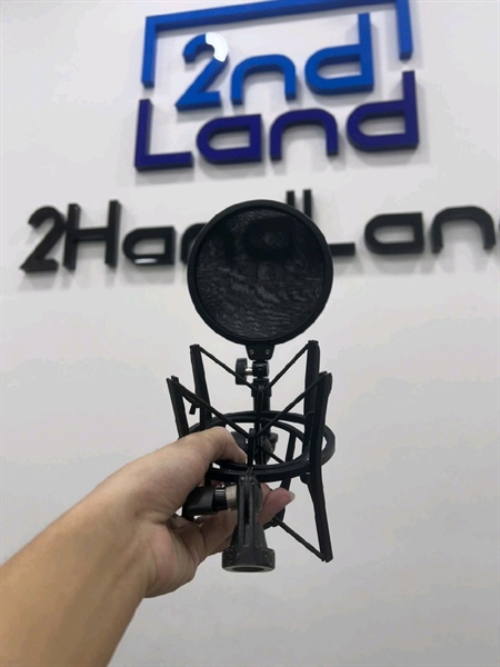 Microphone Rode NT2-A - Màu đồng - Ngoại hình 97% - Kèm 1 giá đỡ + Cáp âm thanh 2