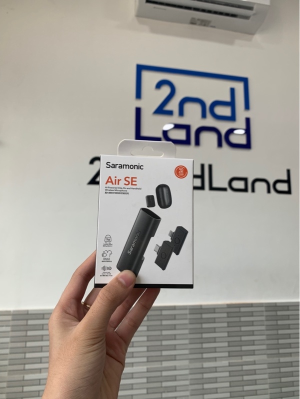 Microphone Saramonic Air SE (1RX x 2TX) - Màu đen - Newseal