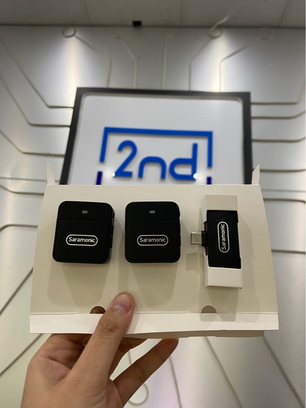 Microphone Saramonic Blink 100 B6 - 1 thu 2 micro - Màu đen - Ngoại hình: 98% - FullBox