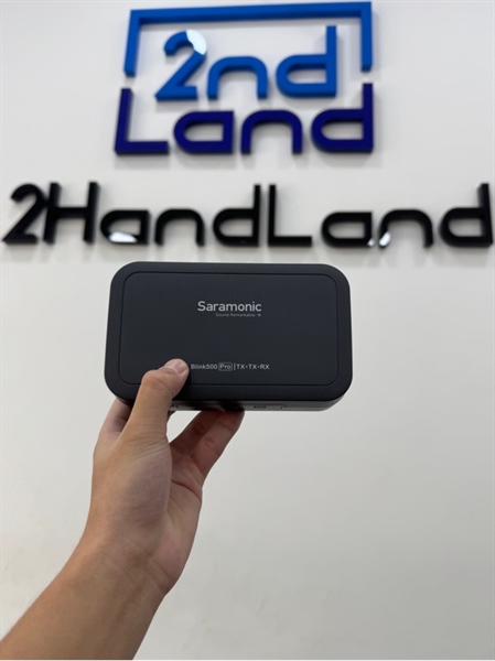 Microphone Saramonic Blink 500 Pro B2 -( 1 RX 2TX ) - Màu xám - Ngoại hình 98% - Kèm túi đựng + dây 3.5