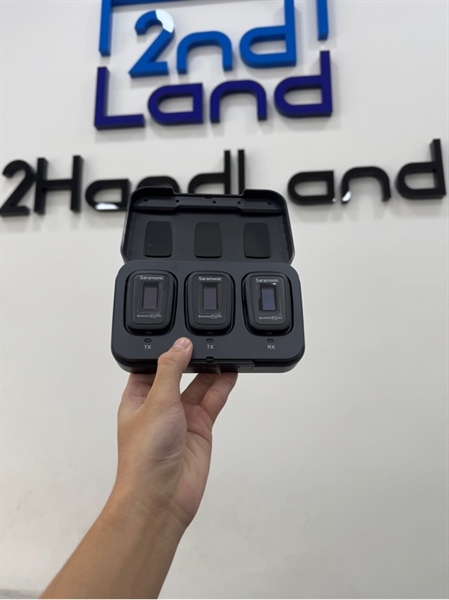 Microphone Saramonic Blink 500 Pro B2 -( 1 RX 2TX ) - Màu xám - Ngoại hình 98% - Kèm túi đựng + dây 3.5 1