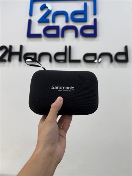 Microphone Saramonic Blink 500 Pro B2 -( 1 RX 2TX ) - Màu xám - Ngoại hình 98% - Kèm túi đựng + dây 3.5 3