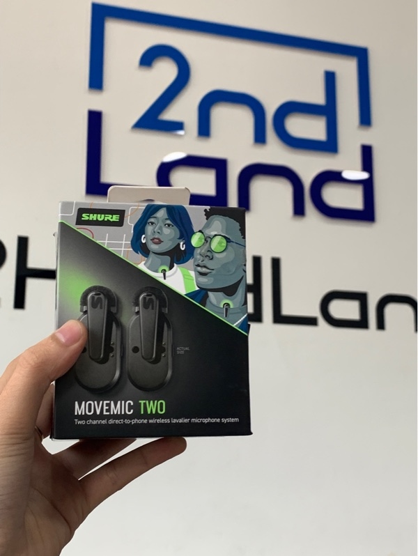 Microphone Shure MoveMic 2 - Màu đen - Newseal