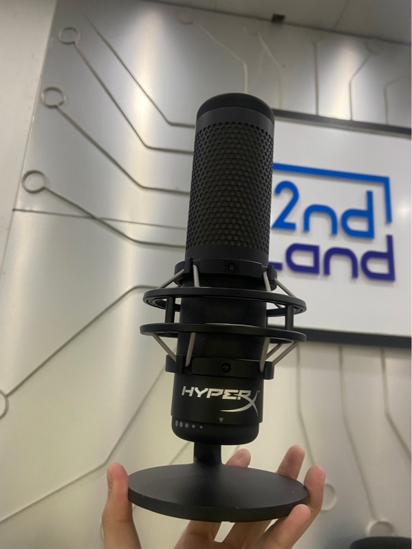 Microphone USB HyperX QuadCast S - Màu đen - Ngoại hình: 97% - Kèm Box